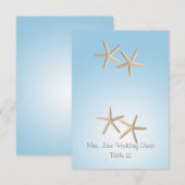 Sterrenvis Trouw Stoelkaart Kaart (Voorkant / Achterkant)