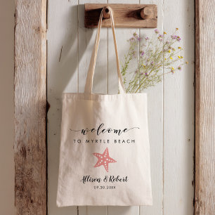 Sterrenvis Trouw Welkomsttas voor Strand Bestemmin Tote Bag