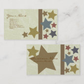 SterrenVisitekaartje Visitekaartje (Voorkant / Achterkant)