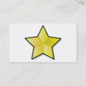 SterrenVisitekaartje Visitekaartje (Achterkant)