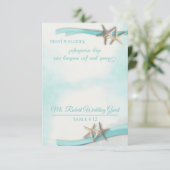 Sterrenvislint en Kant DIY zitplaats RSVP-kaart Kaart (Staand voorkant)