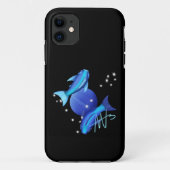 Sterrenvissen Neptunus Zodiac Case-Mate iPhone Case (Achterkant)