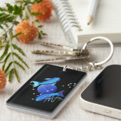 Sterrenvissen Neptunus Zodiac Sleutelhanger (Voorkant Rechts)