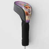 Sterrenvos Fox van de Maanlichte Weiden.  Golfheadcover (Schuin)