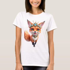 Sterrenvos Fox van de Maanverlichte Weiden. T-shirt