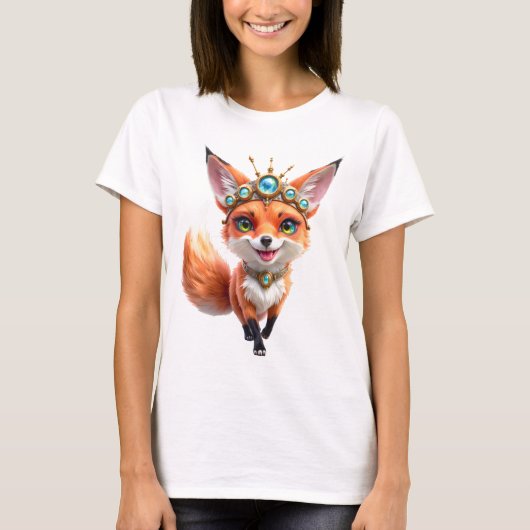 Sterrenvos Fox van de Maanverlichte Weiden. T-shirt (Voorkant)