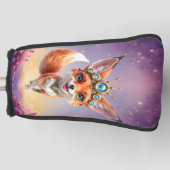 Sterrenvos van de Maanverlichte Weiden.  Golfheadcover (Voorkant)