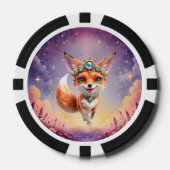Sterrenvos van de Maanverlichte Weiden.  Poker Chips (Voorkant)