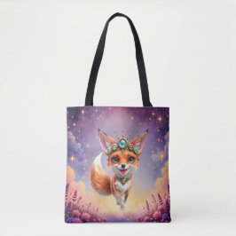 Sterrenvos van de Maanverlichte Weiden. Tote Bag