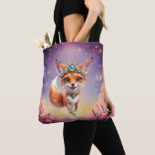 Sterrenvos van de Maanverlichte Weiden. Tote Bag (Dichtbij)
