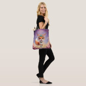 Sterrenvos van de Maanverlichte Weiden. Tote Bag (Op model)
