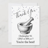 Sterrenvullend Dank U Wenskaart voor Apotheek Feestdagenkaart (Voorkant)