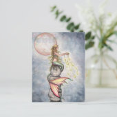 Sterrenvulling Sky Zeemeermin Briefkaart (Staand voorkant)