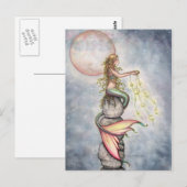 Sterrenvulling Sky Zeemeermin Briefkaart (Voorkant / Achterkant)