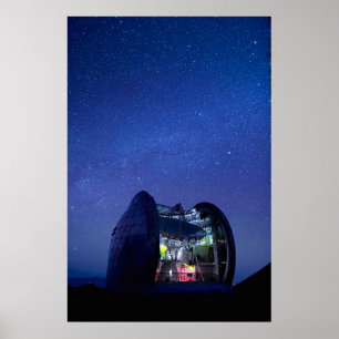 Sterrenwacht Cal Tech Submilimeter   Hawaï Poster