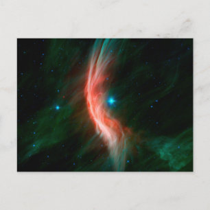 Sterrenwinden stromen uit Zeta Ophiuchi. Briefkaart