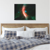 Sterrenwinden stromen uit Zeta Ophiuchi. Canvas Afdruk (Insitu (Slaapkamer))