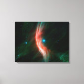 Sterrenwinden stromen uit Zeta Ophiuchi. Canvas Afdruk (Voorkant)