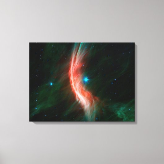 Sterrenwinden stromen uit Zeta Ophiuchi. Canvas Afdruk (Voorkant)