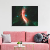 Sterrenwinden stromen uit Zeta Ophiuchi. Canvas Afdruk (Insitu (Woonkamer))