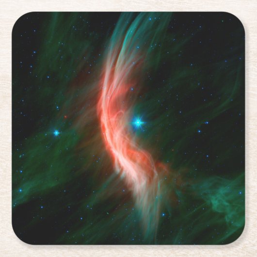 Sterrenwinden stromen uit Zeta Ophiuchi. Kartonnen Onderzetters (Voorkant)