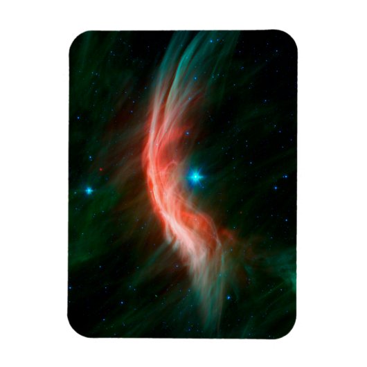 Sterrenwinden stromen uit Zeta Ophiuchi. Magneet (Verticaal)