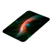 Sterrenwinden stromen uit Zeta Ophiuchi. Magneet (Linkerzijde)