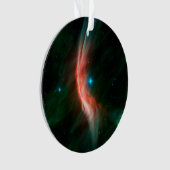 Sterrenwinden stromen uit Zeta Ophiuchi. Ornament (voorkant)