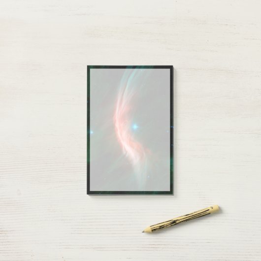 Sterrenwinden stromen uit Zeta Ophiuchi. Post-it® Notes (Op bureau)