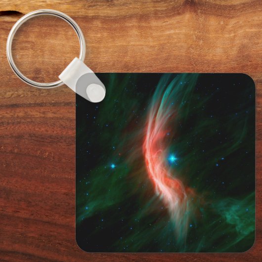 Sterrenwinden stromen uit Zeta Ophiuchi. Sleutelhanger (Voorkant)