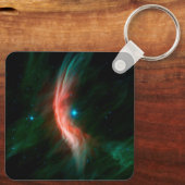 Sterrenwinden stromen uit Zeta Ophiuchi. Sleutelhanger (Achterkant)