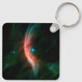 Sterrenwinden stromen uit Zeta Ophiuchi. Sleutelhanger (Achterkant)