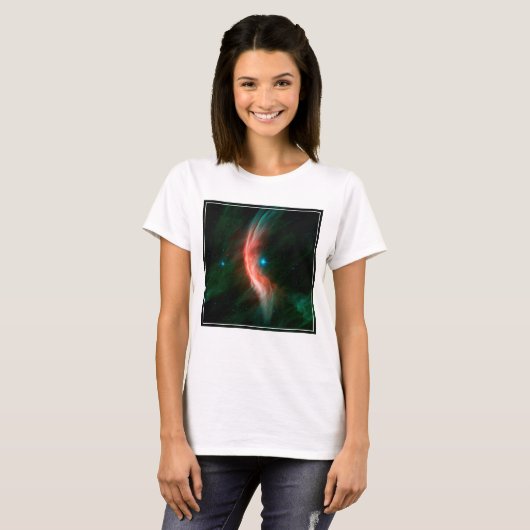 Sterrenwinden stromen uit Zeta Ophiuchi. T-shirt (Voorkant volledig)