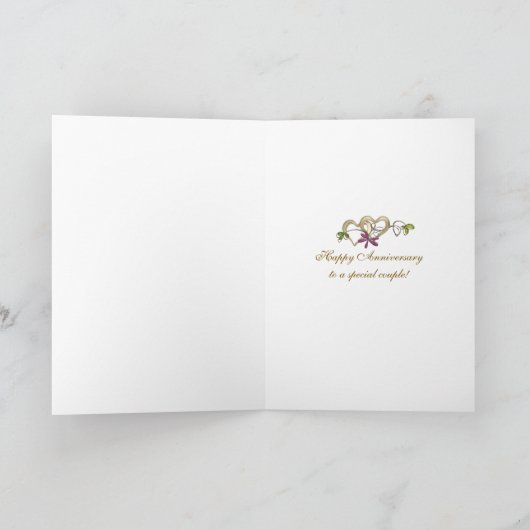 Sterrenzee Huwelijksjubileum Kaart (Binnen)