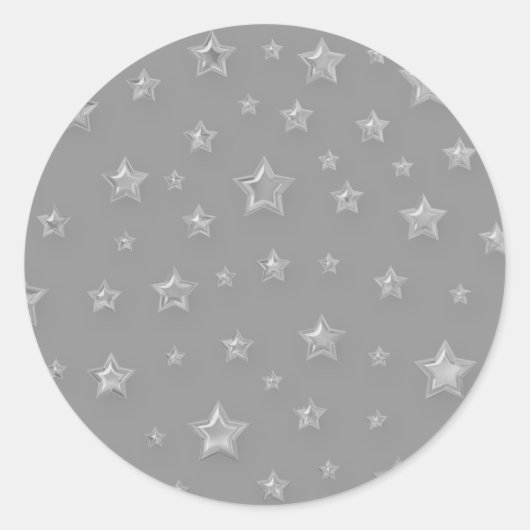 Sterrenzilveren Sticker (Voorkant)