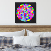 Sterrenzoeker Canvas Afdruk (Insitu (Slaapkamer))