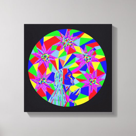 Sterrenzoeker Canvas Afdruk (Voorkant)