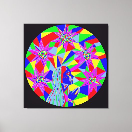 Sterrenzoeker Canvas Afdruk (Voorkant)