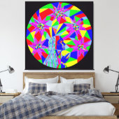 Sterrenzoeker Canvas Afdruk (Insitu (Slaapkamer))