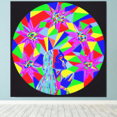 Sterrenzoeker Canvas Afdruk (Insitu (Houten vloer))