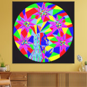 Sterrenzoeker Canvas Afdruk (Insitu (Woonkamer))