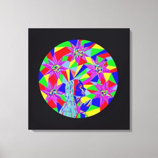 Sterrenzoeker Canvas Afdruk (Voorkant)