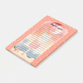 Sterrenzomer tropische nacht post-it® notes (Schuin)