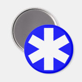 Sterretje - Blauw Magneet (Voorkant / Achterkant)