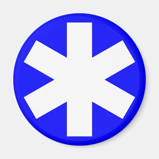 Sterretje - Blauw Magneet (Voorkant)