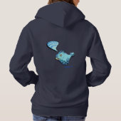 sterretje, komiek, sticker, wie ben ik, wat ben ik hoodie (Achterkant)