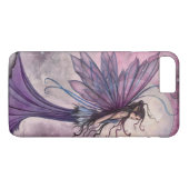 Sterrige Amethyst Fee Mystieke Fantasie Kunst Case-Mate iPhone Case (Achterkant (Horizontaal))