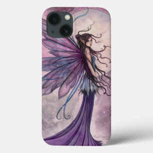 Sterrige Amethyst Fee Mystieke Fantasie Kunst iPhone 13 Hoesje