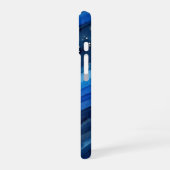 Sterrige Diepzee Aquarel iPhone 16 Hoesje (Linkerkant)