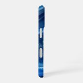Sterrige Diepzee Aquarel iPhone 16 Hoesje (Rechterkant)